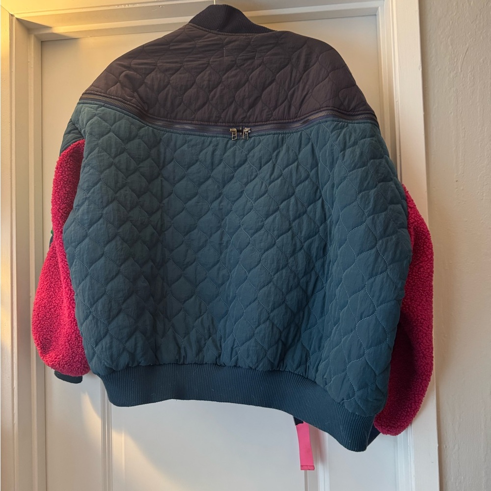 Vintage Patchwork Bomber Jacket - image 7